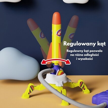 WOOPIE Dvigubas putplasčio raketų paleidimo įrenginys 6 vnt. 3