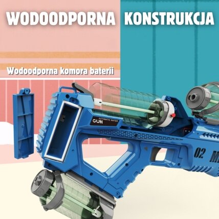 WOOPIE Elektrinis automatinis vandens pistoletas Merkury 4 WOOPIE Elektrinis automatinis vandens pistoletas Merkury 4