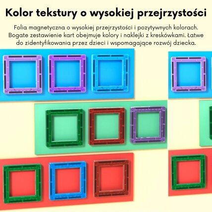 WOOPIE Erdvinės magnetinės kaladėlės Skaičių mokymasis 70 elementų 5