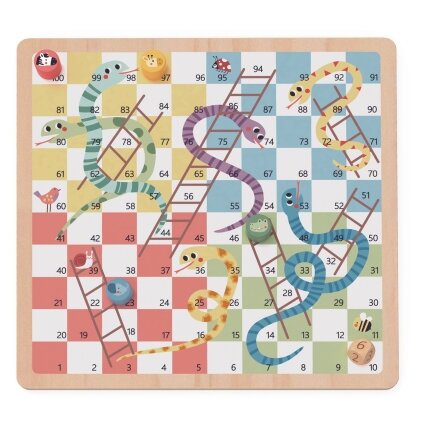 WOOPIE GREEN Loginiai stalo žaidimai 2in1 Ludo (kinų šaškės) + Gyvatės ir kopėčios 10 WOOPIE GREEN Loginiai stalo žaidimai 2in1 Ludo (kinų šaškės) + Gyvatės ir kopėčios 10