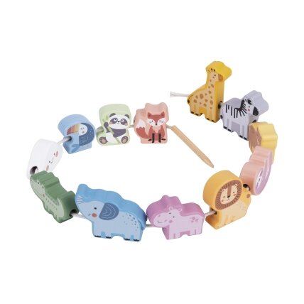 WOOPIE GREEN Medinė suveriama vėrimo dėlionė ZOO Montessori 13 el. 10 WOOPIE GREEN Medinė suveriama vėrimo dėlionė ZOO Montessori 13 el. 10