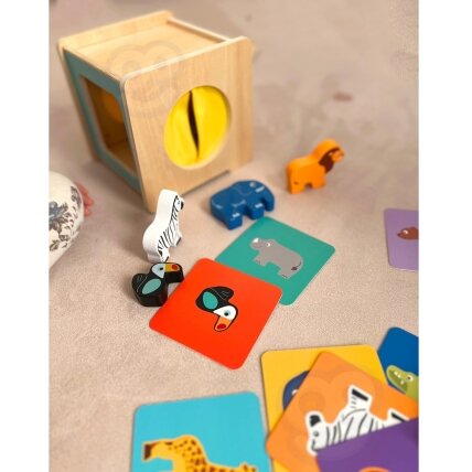 WOOPIE GREEN Box Dėžutė XXL Montessori edukacinė 7in1 sensorinė 31-36 mėn. FSC 7