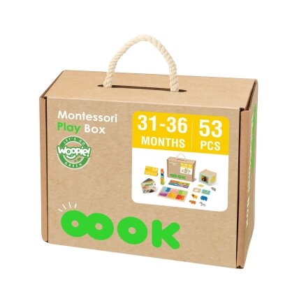 WOOPIE GREEN Box Dėžutė XXL Montessori edukacinė 7in1 sensorinė 31-36 mėn. FSC 9 WOOPIE GREEN Box Dėžutė XXL Montessori edukacinė 7in1 sensorinė 31-36 mėn. FSC 9