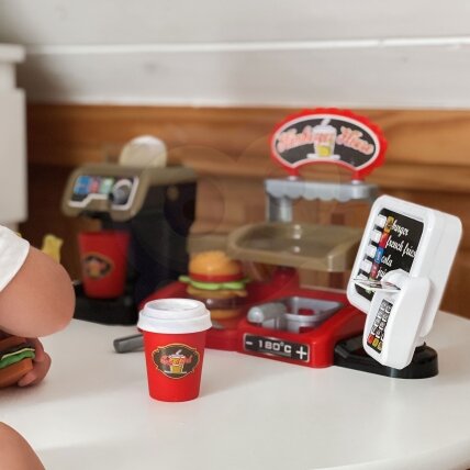 WOOPIE Fast Food XXL parduotuvė-restoranas su kasa + gėrimų dozatorius 2