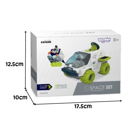 WOOPIE Interaktyvus kosminis marsaeigis Space Set 9