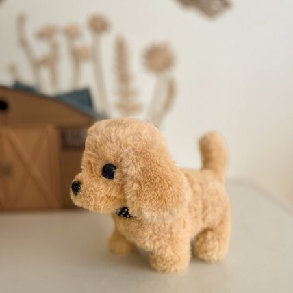 WOOPIE interaktyvus pliušinis šuniukas su kauliuku Bichon Golden Retriever 2 WOOPIE interaktyvus pliušinis šuniukas su kauliuku Bichon Golden Retriever 2