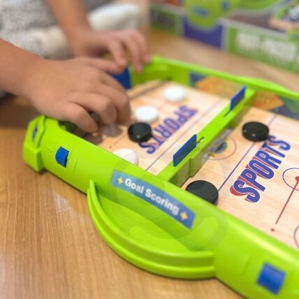 WOOPIE 2in1 vikrumo žaidimas Mini ledo ritulys ir lenktynės 2 WOOPIE 2in1 vikrumo žaidimas Mini ledo ritulys ir lenktynės 2