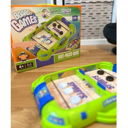 WOOPIE 2in1 vikrumo žaidimas Mini ledo ritulys ir lenktynės 4