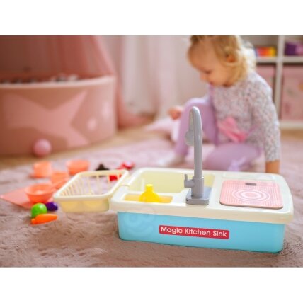 WOOPIE 2in1 plautuvė Virtuvė Maišytuvas su vandeniu Mėlyna 3