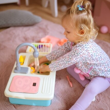WOOPIE 2in1 plautuvė Virtuvė Maišytuvas su vandeniu Mėlyna 6