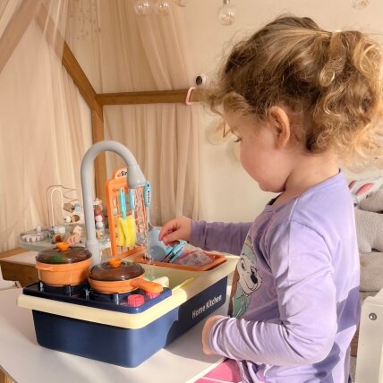 WOOPIE 2in1 vaikiška virtuvė su kriaukle 6 WOOPIE 2in1 vaikiška virtuvė su kriaukle 6