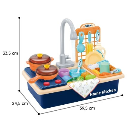 WOOPIE 2in1 vaikiška virtuvė su kriaukle 9 WOOPIE 2in1 vaikiška virtuvė su kriaukle 9