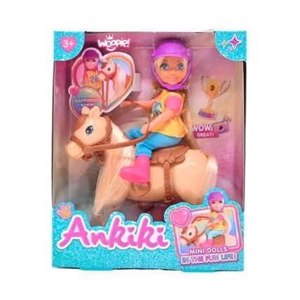 WOOPIE rinkinys lėlytė raitelė su arkliu 9 WOOPIE rinkinys lėlytė raitelė su arkliu 9