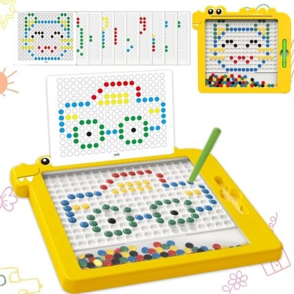 WOOPIE magnetinė lenta vaikams Montessori MagPad dinozauras 5