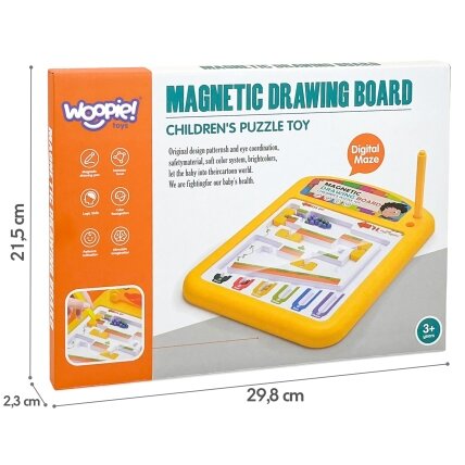 WOOPIE Montessori magnetinė lentelė piešimui 4 WOOPIE Montessori magnetinė lentelė piešimui 4