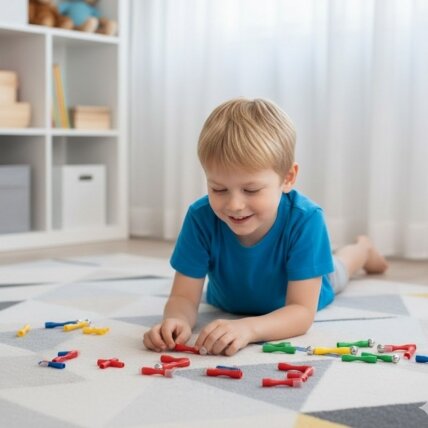 WOOPIE magnetinės konstrukcinės 3D kaladėlės 128 vnt. XXL 4