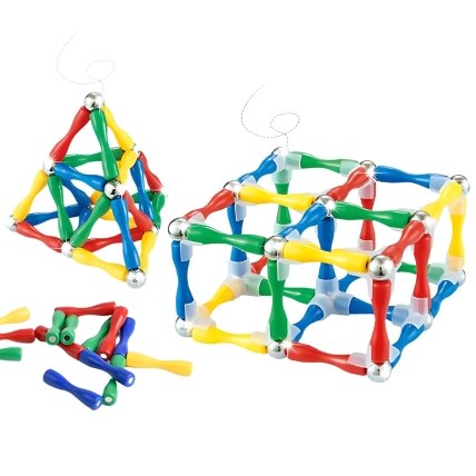 WOOPIE magnetinės konstrukcinės 3D kaladėlės 128 vnt. XXL 5 WOOPIE magnetinės konstrukcinės 3D kaladėlės 128 vnt. XXL 5