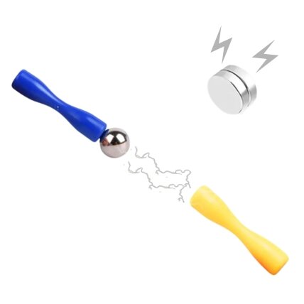 WOOPIE magnetinės konstrukcinės 3D kaladėlės 128 vnt. XXL 8