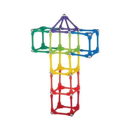 WOOPIE Magnetinės konstrukcinės kaladėlės Kūrybinė dėlionė 110 el. 8 WOOPIE Magnetinės konstrukcinės kaladėlės Kūrybinė dėlionė 110 el. 8