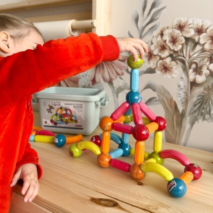 WOOPIE magnetinės konstrukcinės edukacinės kaladėlės 52 vnt. 6