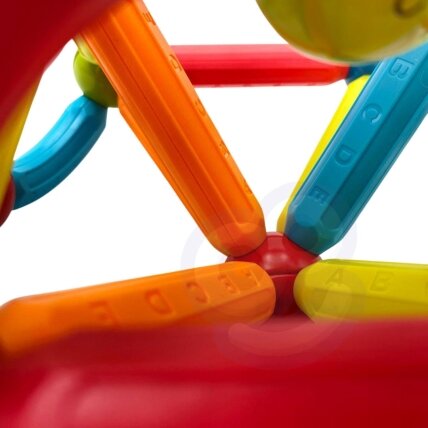 WOOPIE magnetinės konstrukcinės edukacinės kaladėlės 52 vnt. 7 WOOPIE magnetinės konstrukcinės edukacinės kaladėlės 52 vnt. 7