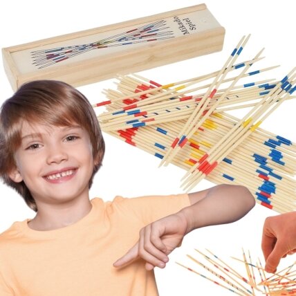 WOOPIE Medinės lazdelės Mikado dėžutėje 41 el. WOOPIE Medinės lazdelės Mikado dėžutėje 41 el.