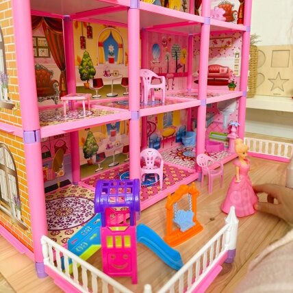 WOOPIE Mega vila Lėlių namelis LOVELY HOUSE 194 el. 2