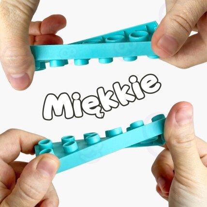 WOOPIE Soft Blocks kaladėlių rinkinys 99 elementų dėžutėje 5 WOOPIE Soft Blocks kaladėlių rinkinys 99 elementų dėžutėje 5