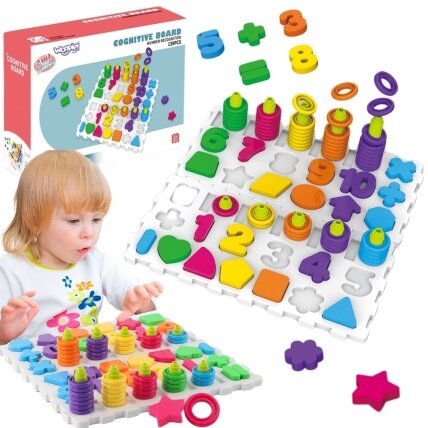 WOOPIE Montessori dėliojimo žaislas – rūšiuoklis, smegenų treniruotė, raidės, skaičiai 139 el. 7 WOOPIE Montessori dėliojimo žaislas – rūšiuoklis, smegenų treniruotė, raidės, skaičiai 139 el. 7