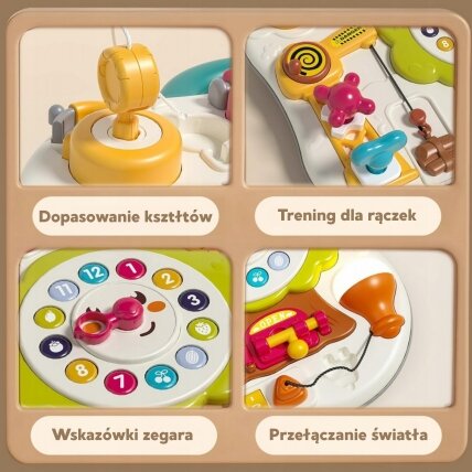 WOOPIE Montessori manipuliacinė sensorinė interaktyvi lenta mažyliui 6