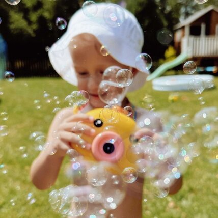 WOOPIE viščiuko formos muilo burbulų aparatas vaikams 4 WOOPIE viščiuko formos muilo burbulų aparatas vaikams 4