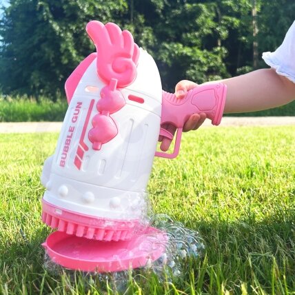 WOOPIE muilo burbulų pistoletas 91 anga rožinis 5