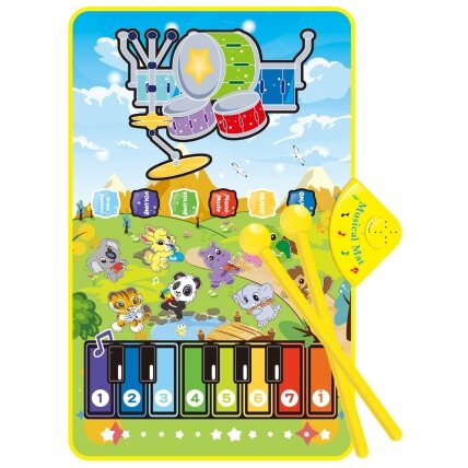 WOOPIE Muzikinis kilimėlis Gyvūnėliai Interaktyvus pianinas ir būgnai 2in1 7 WOOPIE Muzikinis kilimėlis Gyvūnėliai Interaktyvus pianinas ir būgnai 2in1 7