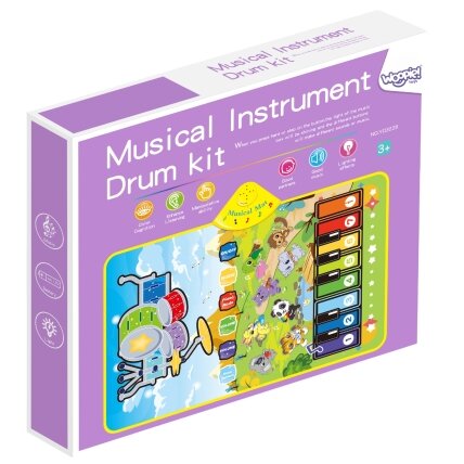 WOOPIE Muzikinis kilimėlis Gyvūnėliai Interaktyvus pianinas ir būgnai 2in1 8 WOOPIE Muzikinis kilimėlis Gyvūnėliai Interaktyvus pianinas ir būgnai 2in1 8