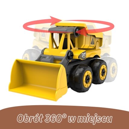 WOOPIE Nuotoliniu būdu valdomas statybinis automobiliukas DIY 2 WOOPIE Nuotoliniu būdu valdomas statybinis automobiliukas DIY 2