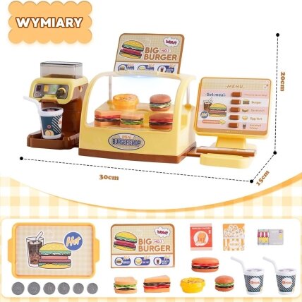 WOOPIE Parduotuvė Restoranas Greitas maistas Mini burgerinė "BIG BURGER" 10