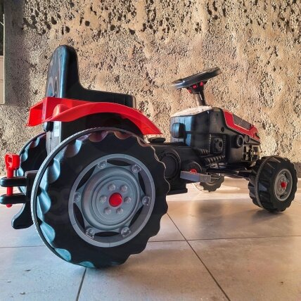 WOOPIE Pedalinis traktorius Farmer GoTrac, tylus traktorius su tyliais ratais 6