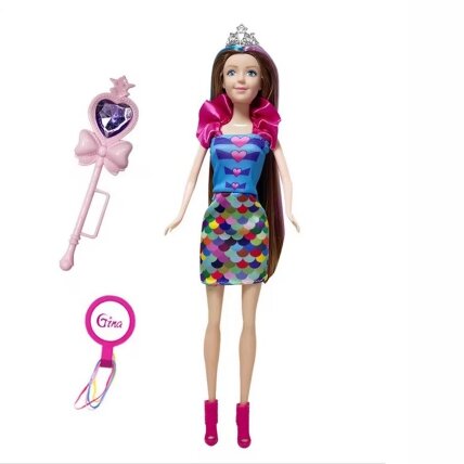 WOOPIE 4 magiškų princesių rinkinys – lėlių dėžutė 4in1 su priedais 10
