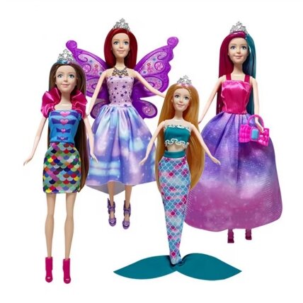 WOOPIE 4 magiškų princesių rinkinys – lėlių dėžutė 4in1 su priedais 13 WOOPIE 4 magiškų princesių rinkinys – lėlių dėžutė 4in1 su priedais 13