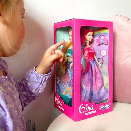 WOOPIE 4 magiškų princesių rinkinys – lėlių dėžutė 4in1 su priedais 6 WOOPIE 4 magiškų princesių rinkinys – lėlių dėžutė 4in1 su priedais 6