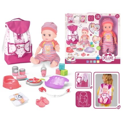 WOOPIE ROYAL Rinkinys Auklė Dollė Kūdikis su priedais 19 vnt. 4 WOOPIE ROYAL Rinkinys Auklė Dollė Kūdikis su priedais 19 vnt. 4