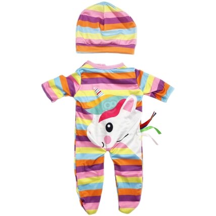 WOOPIE ROYAL Drabužėliai lėlei Rinkinys Šliaužtinukas Bodis Vienaragis Kepuraitė 43-46 cm 8 WOOPIE ROYAL Drabužėliai lėlei Rinkinys Šliaužtinukas Bodis Vienaragis Kepuraitė 43-46 cm 8