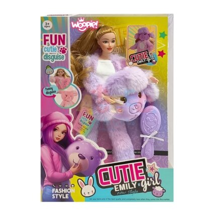 WOOPIE ROYAL Lėlė Emi su violetiniu aviuko kostiumu 5 WOOPIE ROYAL Lėlė Emi su violetiniu aviuko kostiumu 5