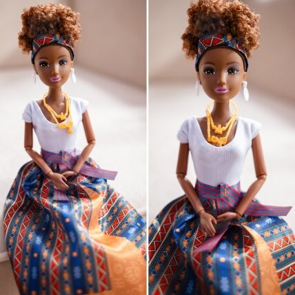WOOPIE ROYAL Lėlė Lili mulatė su elegantiška suknele 4 WOOPIE ROYAL Lėlė Lili mulatė su elegantiška suknele 4