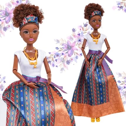 WOOPIE ROYAL Lėlė Lili mulatė su elegantiška suknele 5 WOOPIE ROYAL Lėlė Lili mulatė su elegantiška suknele 5