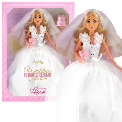 WOOPIE ROYAL lėlė Lily 30 cm nuotaka vestuvinė suknia priedai WOOPIE ROYAL lėlė Lily 30 cm nuotaka vestuvinė suknia priedai