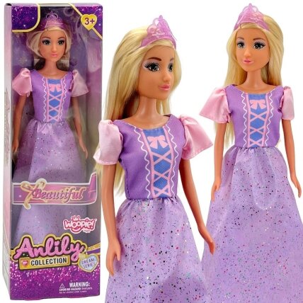 WOOPIE ROYAL Mados lėlė LILY Graži princesė su karūna WOOPIE ROYAL Mados lėlė LILY Graži princesė su karūna