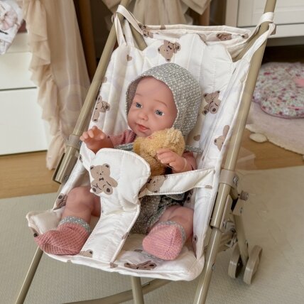 WOOPIE ROYAL Lėlių vežimėlis – sportinis Vintage Teddy Bear 2