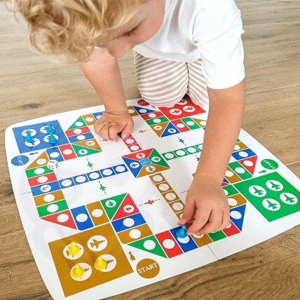 WOOPIE stalo žaidimas 2in1 Mažasis detektyvas + Ludo 5