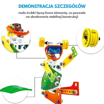 WOOPIE Konstrukcinių kaladėlių rinkinys Transporto priemonės STEM 163 vnt. 16 WOOPIE Konstrukcinių kaladėlių rinkinys Transporto priemonės STEM 163 vnt. 16